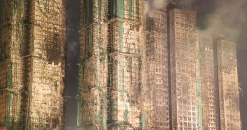 Hong Kong'daki büyük yangında ölü sayısı 128'e yükseldi