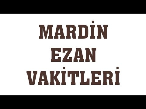 Mardin Namaz Vakitleri 2025: İmsak vakti ne zaman?