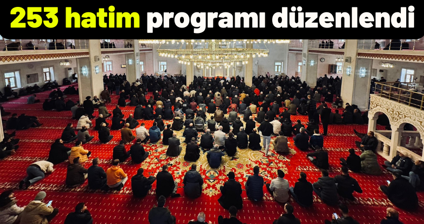 Mardin'de 15 Temmuz şehitleri için "253 hatim" programı düzenlendi