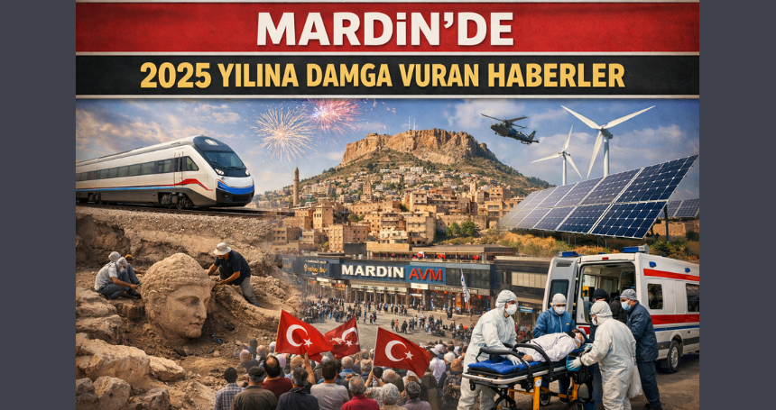 Mardin'de 2025 yılına damga vuran HABERLER