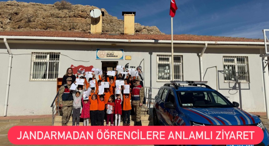 Jandarmadan Öğrencilere Anlamlı Ziyaret