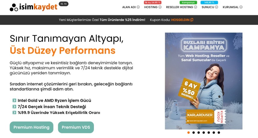 İsim Kaydet’ten Kurumsal Fiziksel Sunucu Çözümleri