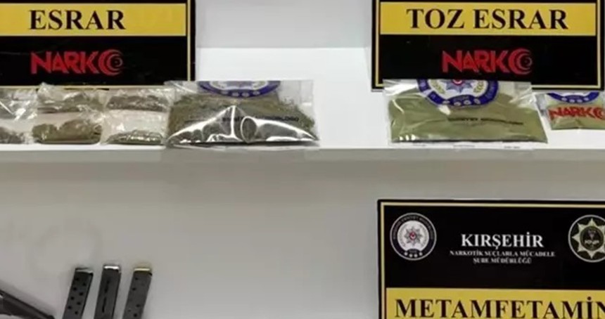 Kırşehir'de uyuşturucu operasyonu: 1 tutuklama