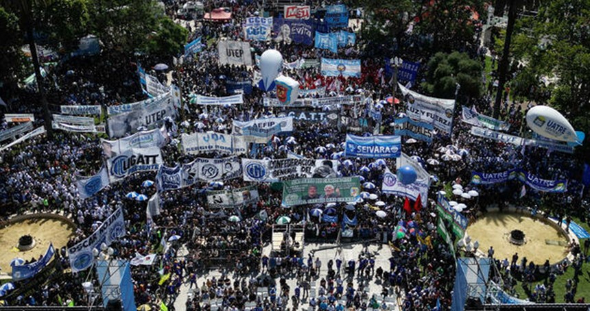 Arjantin'de hükümetin iş yasasını değiştirme planına karşı protesto