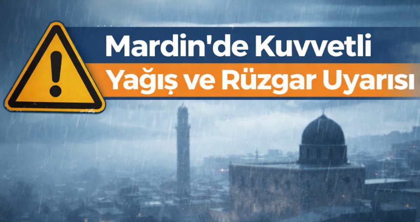 Meteorolojiden Mardin için SON DAKİKA uyarısı