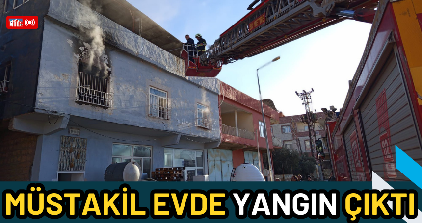 Mardin'de müstakil evde yangın çıktı, DUMANDAN ETKİLENENLER VAR...