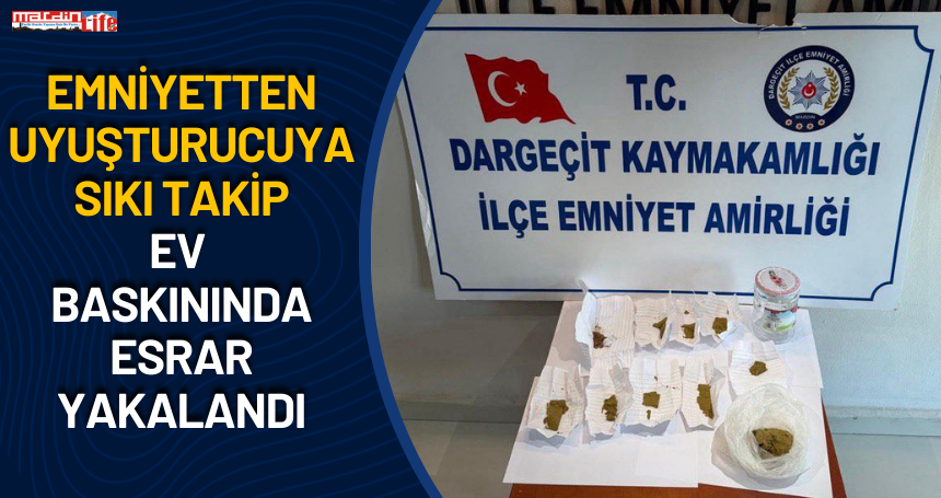 Emniyetten Uyuşturucuya Sıkı Takip: Ev Baskınında Esrar Yakalandı