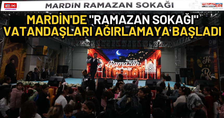 Mardin'de "Ramazan Sokağı" vatandaşları ağırlamaya başladı
