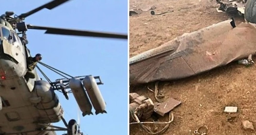 Peru'da askeri helikopter düştü: 15 ölü
