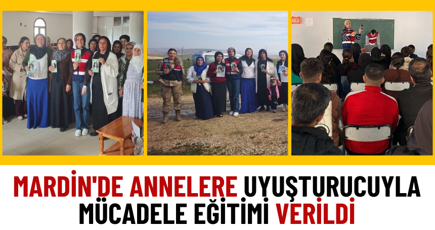 Mardin'de annelere uyuşturucuyla mücadele eğitimi verildi