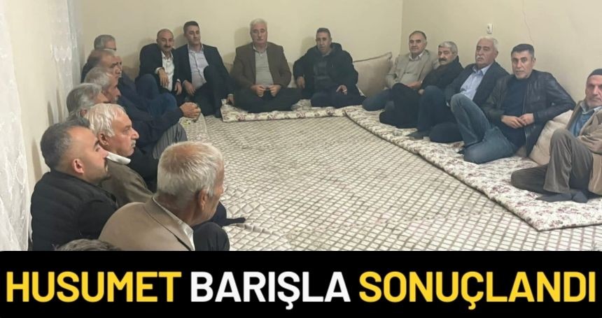Mardin’de bir husumet daha barışla sonuçlandı