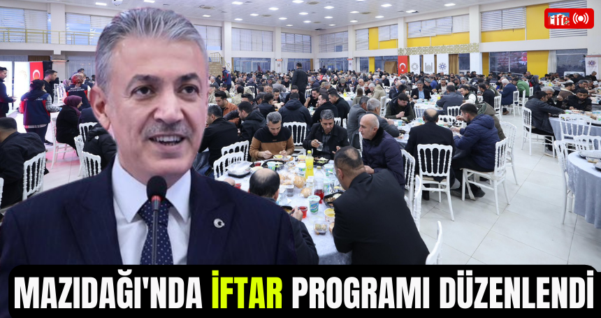 Mazıdağı'nda iftar programı düzenlendi