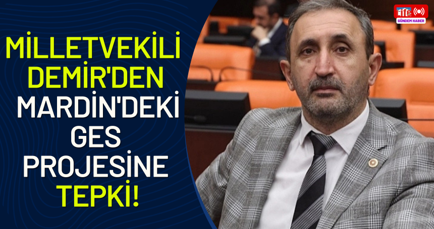 Milletvekili Demir'den Mardin'deki GES projesine tepki!