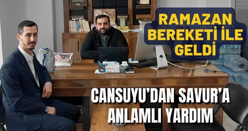 Mardin Can Suyu Derneği’nden Savur’da 2 Bin 200 Kişilik Sahurluk Desteği
