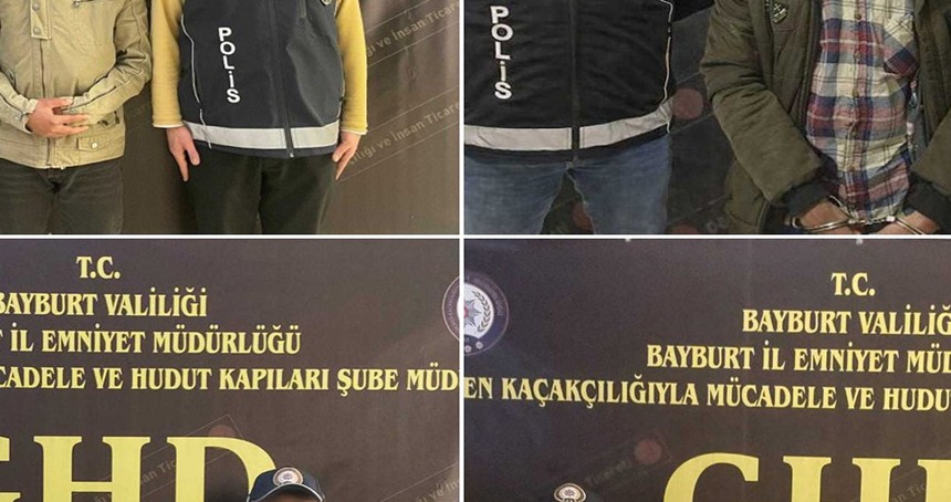 Bayburt’ta göçmen kaçakçılığı operasyonu: 5 şüpheli yakalandı