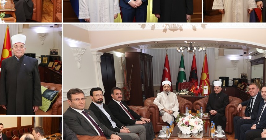 Diyanet İşleri Başkanı Arpaguş'tan Kuzey Makedonya'da işbirliği ziyaretleri