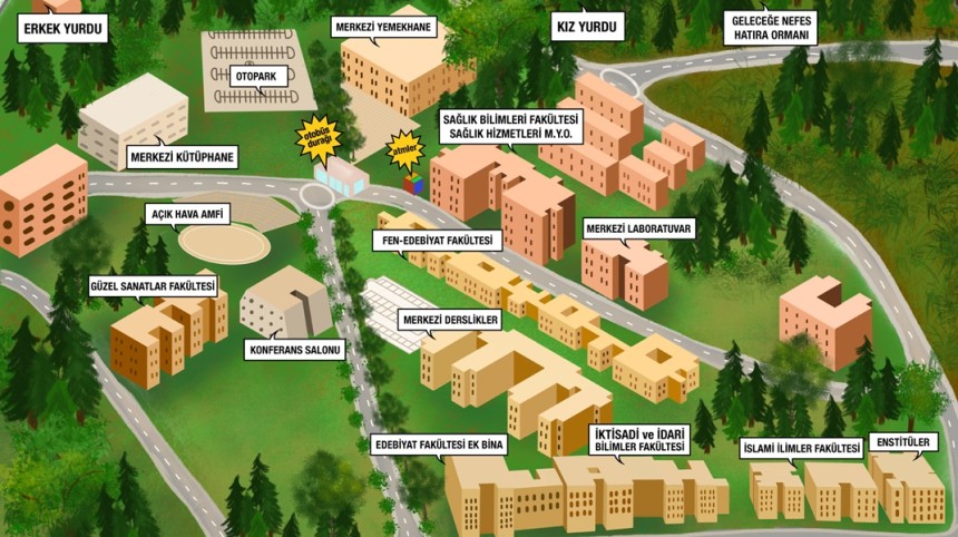 KAMPÜS YERLEŞKESİ MASTER PLANIN REVİZYONUNUN HAZIRLANMASI HİZMETİ ALINACAKTIR