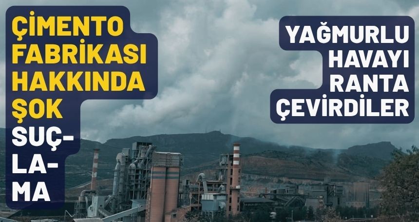 Mardin Çimento Fabrikasına Şok Suçlama