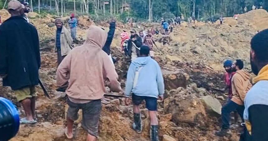 Papua Yeni Gine'de sel ve toprak kayması: 11 ölü