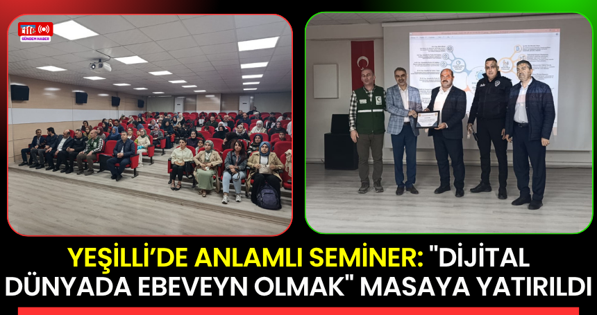 Yeşilli’de Anlamlı Seminer: "Dijital Dünyada Ebeveyn Olmak" Masaya Yatırıldı
