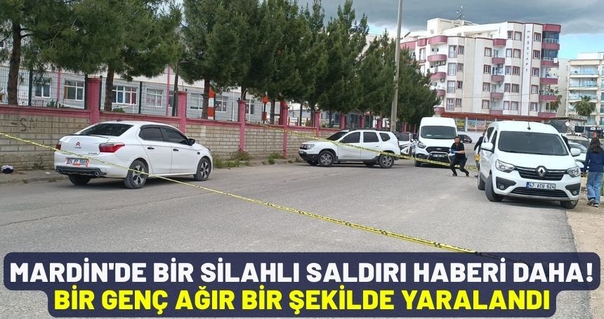 Mardin'de bir silahlı saldırı haberi daha! Bir genç ağır bir şekilde yaralandı