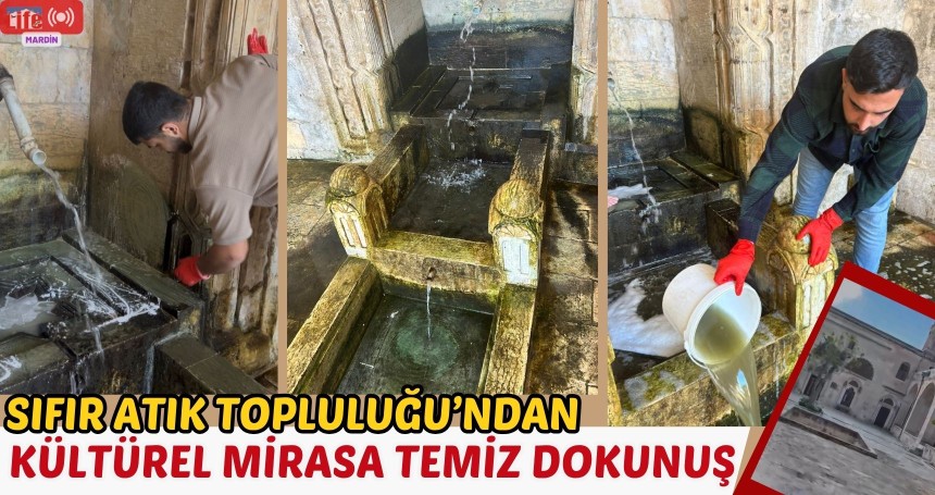 Sıfır Atık Topluluğu’ndan Kültürel Mirasa Temiz Dokunuş
