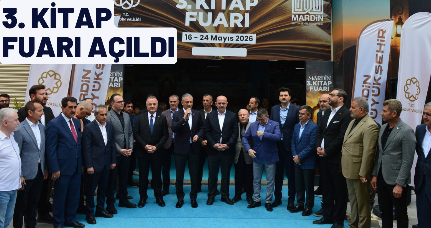 Mardin'de 3. Kitap Fuarı açıldı