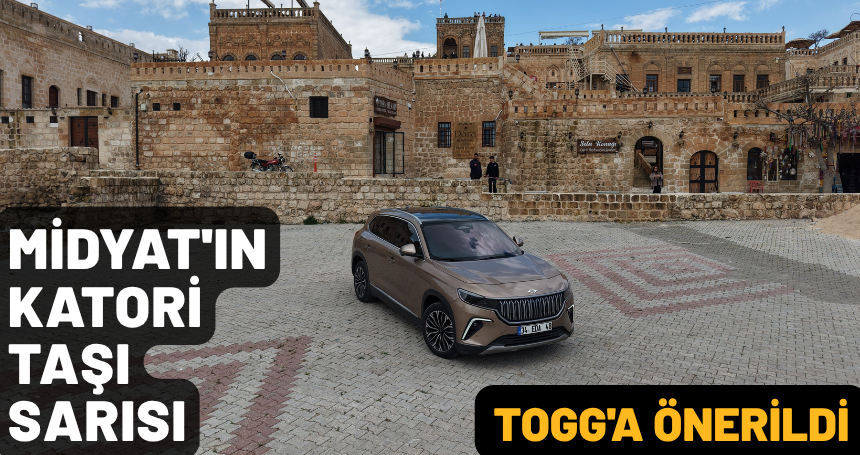 Midyat'ın katori taşı sarısı Togg'a önerildi