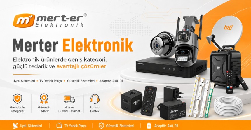 Merter Elektronik, Televizyon Yedek Parça ve TV Askı Aparatlarında Geniş Ürün Seçeneği Sunuyor