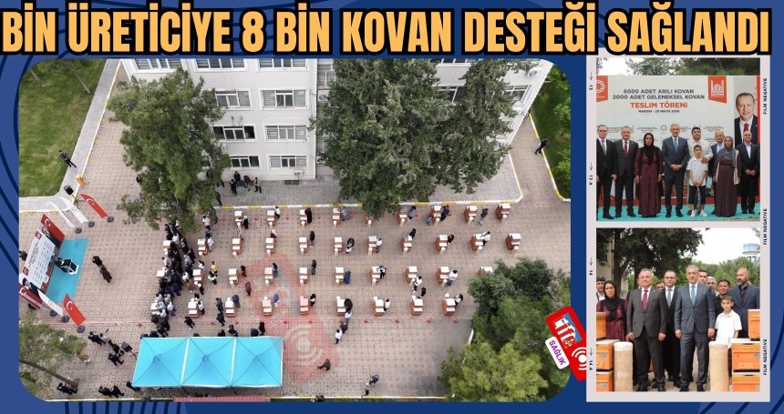 Mardin’de bin üreticiye 8 bin kovan desteği sağlandı