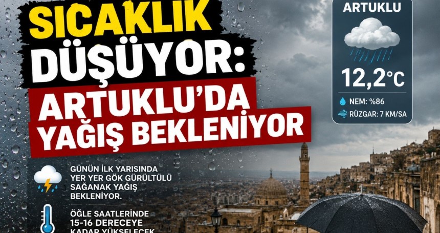 Mardin’de Hava Değişiyor: Bu Saatlerde Yağış Etkili Olacak
