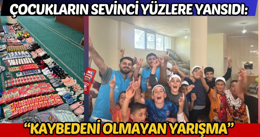 Çocukların Sevinci Yüzlere Yansıdı: “Kaybedeni Olmayan Yarışma”