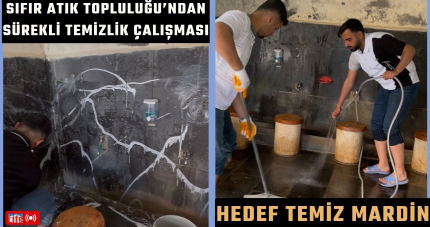 Sıfır Atık Topluluğu’ndan Sürekli Temizlik Çalışması: Hedef Temiz Mardin