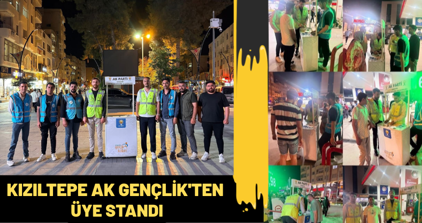 Kızıltepe AK Gençlik'ten üye standı