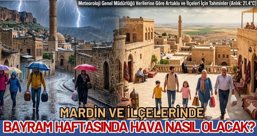 Mardin ve İlçelerinde Bayram Haftasında Hava Nasıl Olacak? Sıcaklıklar Artıyor!