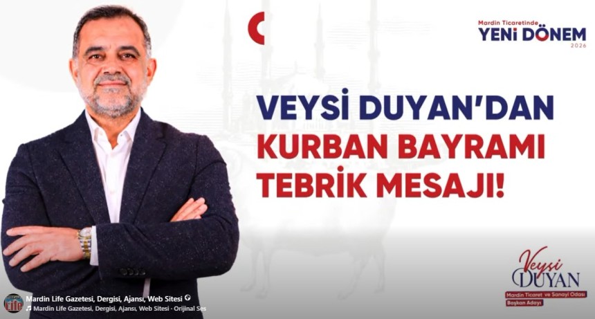 Duyan; Bayram evrensel barış ve kardeşliğe vesile olsun