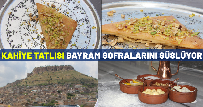 Kahiye tatlısı bayram sofralarını süslüyor