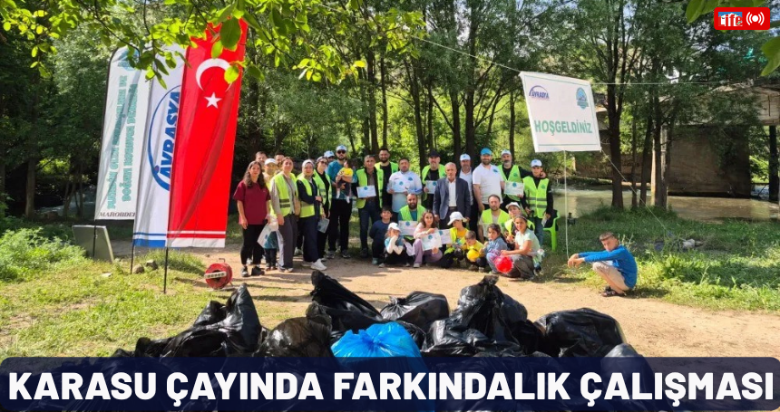 Karasu çayında farkındalık çalışması