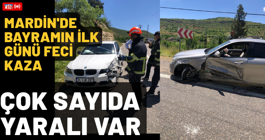 Mardin'de bayramın ilk günü feci kaza, çok sayıda yaralı var