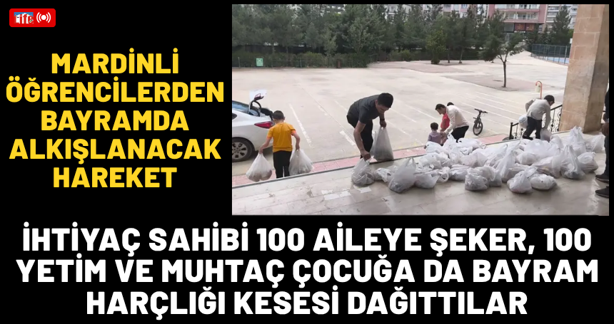Öğrencilerden ihtiyaç sahiplerine bayram desteği