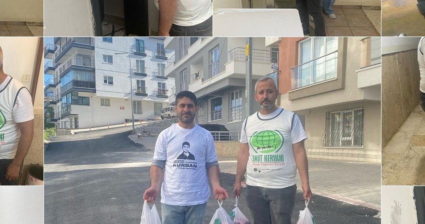 Umut Kervanı’ndan Ankara’da ihtiyaç sahibi ailelere kurban eti