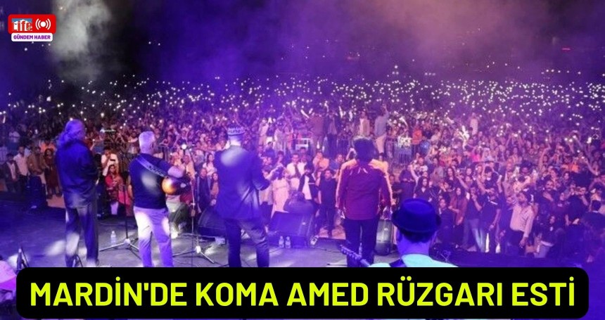 Mardin'de Koma Amed Rüzgarı Esti