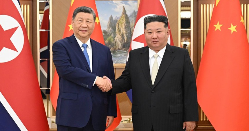 Çin Devlet Başkanı Şi Jinping, Kore lideri Kim Jong Un’la görüştü