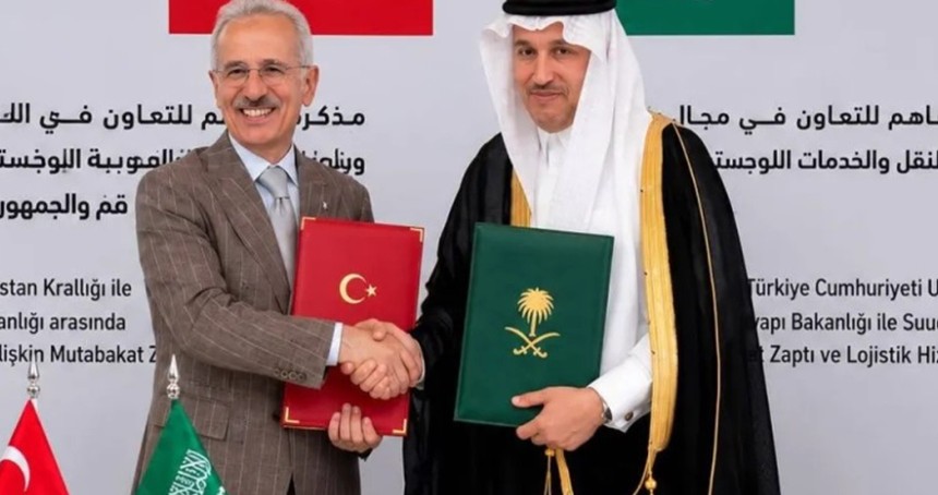 Türkiye ile Suudi Arabistan arasında demiryolu ve lojistik alanlarında iki anlaşma
