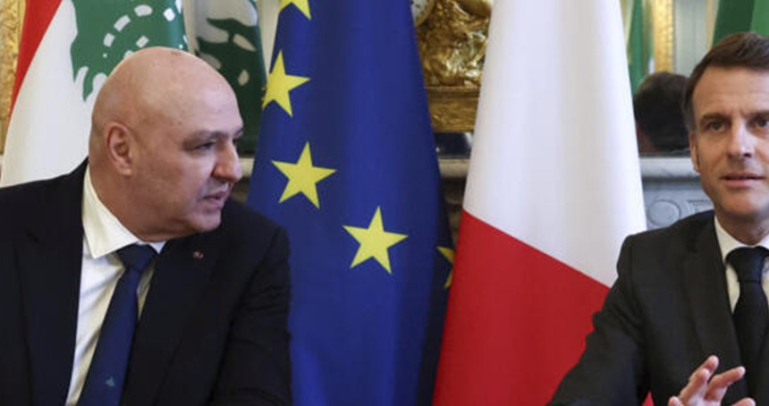 Avn ve Macron Lübnan'daki son gelişmeleri görüştü