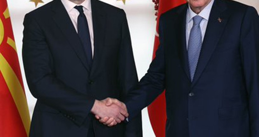 Cumhurbaşkanı Erdoğan, Kuzey Makedonya Başbakanı Mickoski’yi kabul etti