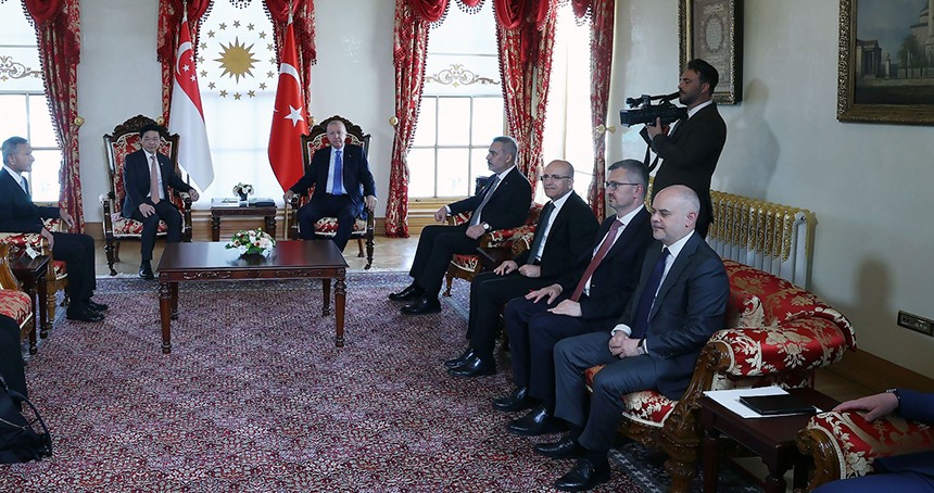 Cumhurbaşkanı Erdoğan, Singapur Başbakanı Wong ile görüştü