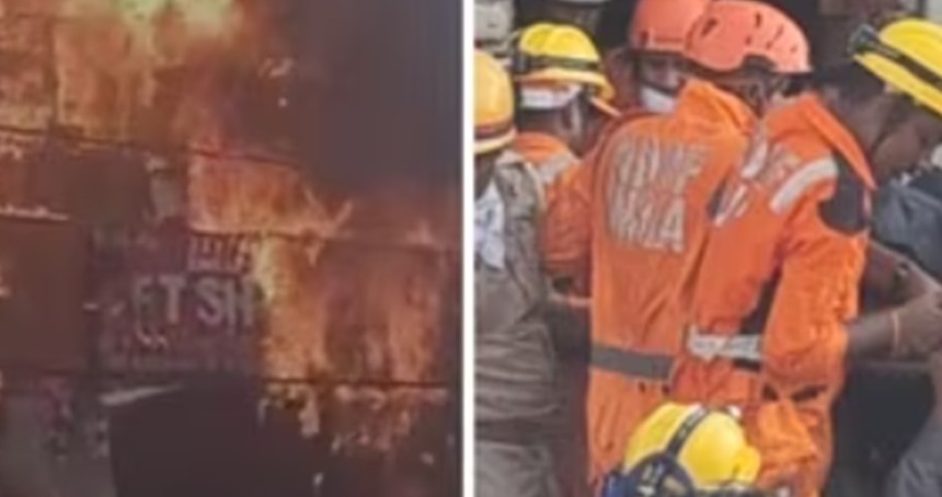 Hindistan'da eğitim merkezinde yangın: 14 ölü