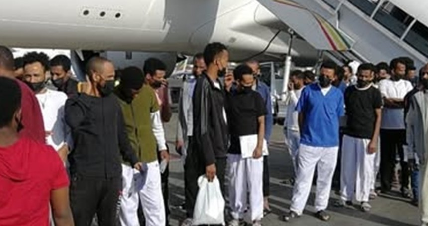 Etiyopya, mahkum affının ardından Suudi Arabistan'dan vatandaşlarının geri dönüşünü başlattı
