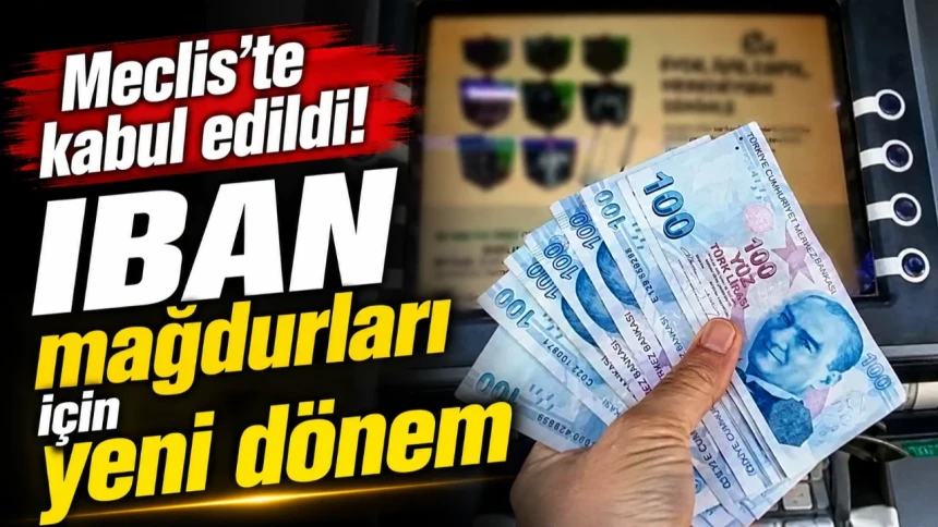 IBAN mağdurları için yeni düzenleme kabul edildi